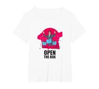 Saturday Night Live Dick in a Box Premium T-Shirt T-Shirt, Women's Plus, White, 5X