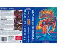 Saturday Night Slammasters Mega Drive Box Art Case Insert Cover Only