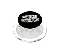 Saturday Nights Dirt Track Lights Race Car Fan PopSockets PopGrip for MagSafe