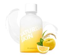 Saturday Skin Yuzu Vitamin C Bright Toner for Dryness Dullness Face Brightening Hydrate Tone Glow Niacinamide Smooth Skin Facial Water Korean Skincare Ideal for All Skin Type
