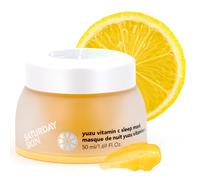 Saturday Skin Yuzu Vitamin C Sleep Overnight Face Mask Skin Care Retinol Niacinamide Face Moisturizer Brightening Sleeping Mask, Korean Skin Care