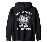 Saturday Thrifting Vintage Flea Market Hunter Zip Hoodie
