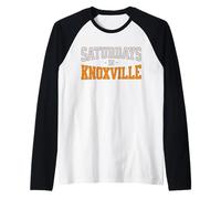 Saturdays in Knoxville, Tennessee Lover and Fan Souvenir Raglan Baseball Tee