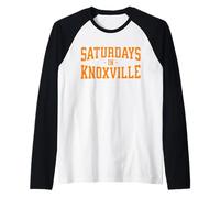 Saturdays in Knoxville, Tennessee Lover and Fan Souvenir Raglan Baseball Tee