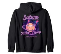 Saturn Hoop Dancer Hooping Hoop Lovers Hula Hoop Zip Hoodie