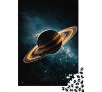 Saturn in The Nebula 1000 Piece Jigsaw Puzzle, 52x38cm/1000pcs, for Adults, Relaxing Indoor Activity, Weekend Downtime And Time at Home