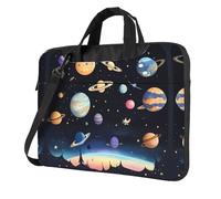 Saturn Jupiter Earth 14 inch Laptop and Tablet, Sleek Design, Durable and Water-Repellent Fabric, Business Casual