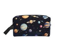 Saturn Jupiter Earth Large Capacity Travel Toiletry Bag for Organizing Toiletries and Small Items Suitable for Travel Daily and Gym