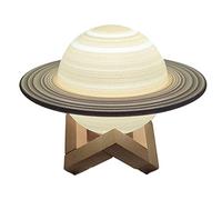 Saturn Lamp 16CM, Moon Lamp Night Light 16 Colors Remote and Touch Control USB Rechargeable Bedside Lamp Safe Night Light for Kids Adult Family