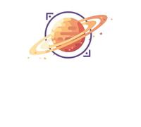 Saturn Men's T-Shirt - White - 5XL - White