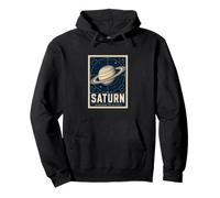 Saturn Ringed Planet Space Astronomy Poster Pullover Hoodie