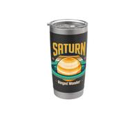 Saturn Ringed Wonder Retro Outer Space Planet Stainless Steel Insulated Tumbler