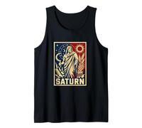 Saturn Roman God Agriculture Astrology Icon Tank Top