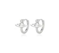 Saturn Stud Earring Sets Cute Planet Hoop Earrings Fashion Jewelry Gift for Women, Large, Copper, No Gemstone