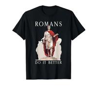 Saturnalia Miracle Ancient Rome and Julius Caesar Value Graphic T-Shirt, Men, Black, M