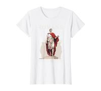 Saturnalia Miracle Ancient Rome and Julius Caesar Value Graphic T-Shirt, Women, White, L