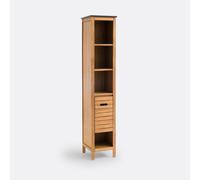 Saturne Acacia Bathroom Storage Column, 35cm Acacia
