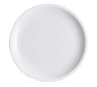 Saturnia 6 Dinner Plates Roma In White Porcelain 27 Cm