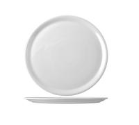 Saturnia 6 Pizza Plates Napoli in White Porcelain 33 cm