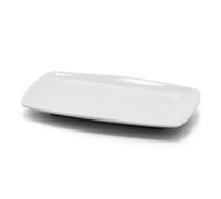 Saturnia Tokio Rectangular White Serving Platter 30 x 18 cm Porcelain