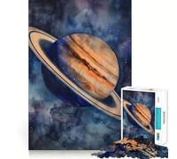 Saturns Majesty 1000 Pieces Jigsaw Puzzles for Teenagers Improve Memory Mental Relax Sharp Edge Creative Gift (50x75cm)