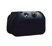 SATUSA Gaming Controller Pattern Print Pencil Case Large Capacity Pen Pouch Pencil Bag with 2 Compartments Pen Holder Organizer Stationery Bag