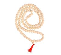 SATVIK Tulsi Japa Mala 108 Beads ISKCON Vrindavan Devotional Jaap Mala | Tulsi Wood Prayer Beads Chain for Meditation & Spiritual
