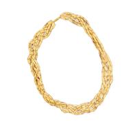 SATVIK Tulsi Multi Layer Twisted Kanti Mala | Vrindavan ISKCON Tulsi Mala for Neck Holy Basil Wood Tulsi Mala | Kanthi for Men and Women