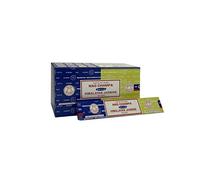 Satya 01321 Nag Champa & Himalayan Jasmine Combo Set Of Incense Sticks, 12 Packs x 16g