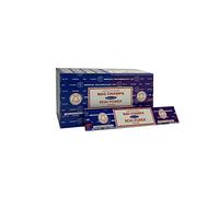 Satya 01329 Nag Champa & Reiki Power Combo Set of Incense Sticks, 12 Packs x 16g, One Size, multicolor