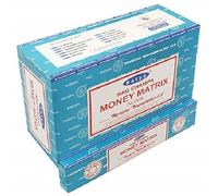 Satya Incense Sticks 01409 Nag Champa (Money Matrix) Black - 12 x 15 g