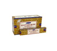 Satya 01420 Nag Champa (EGYPITAN MUSK) Incense Sticks 12 Packs x 15g