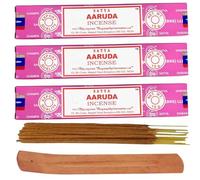 Satya, AARUDA, Nag Champa, Incense Sticks, 3 Packs, Agarbatti