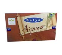 Satya Ajaro Incense Sticks 240 Sticks (12x20) - Uplifting Citrus-Spice Aroma for Energy & Positivity | Eco-Friendly Packaging - Festive Calm & Joy, Holiday Wellness Gift for Her & Him