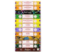 Satya Assorted Incense Sticks Gift Set - 12 Pack Collection (180g) | Jasmine, Oodh, Sandalwood, Frankincense, Lavender & More | Hand Rolled Aromatic Incense Sticks