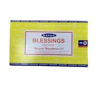 Satya Blessings Incense Sticks 240 Sticks (12x20) - Divine Floral Aroma for Gratitude & Peace | Eco-Friendly Packaging - Festive Home Fragrance for Mindfulness & Spiritual Healing