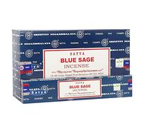 Satya Incense Sticks Blue Sage 15 g – Set of 12 Packets