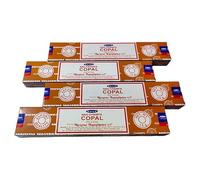 Satya Copal Incense Bamboo Joss Stick Aggarbatti for Pooja Temple House Warming Home Freshness Meditation 15g Box (6 Packs)
