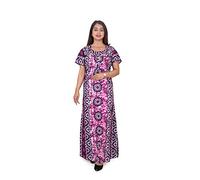 SATYA EXPORTS Women's Cotton Printed Ankle Length long Nighty,Maxi Gown Nighty , Nightdress(NTY-14)