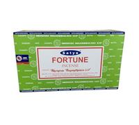 Satya Fortune Incense Sticks - Prosperity & Luck Attraction, Hand-Rolled 240 Sticks (12x20)