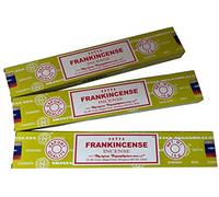 Satya Frankincense Incense Satya Sai Baba Nag Champa - Frankincense Incense Stick - Pack Of 3 (15 Gram Each)