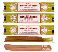 Satya, FRANKINCENSE, Nag Champa, Incense Sticks, 3 Packs, Agarbatti