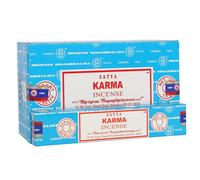 Satya Genuine Nag Champa Incense Joss Sticks Scent FULL BOX (12 x 15g Packs)