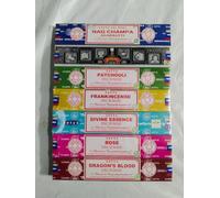 Satya Incense Gift Collection - Handcrafted Assorted Incense Sticks for Meditation, Relaxation & Yoga - 15 g Each (Pack of 7, Divine)