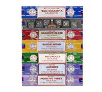 Satya Incense Gift Set, 7 Fragrances, 15g Each