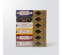 Satya Incense Sticks, 6 Premium Scents Pack, Nagchampa, Super Hit, Divine Essence, Mystic Wood, Positive Vibes, White Sage (Pack of 6, Smudge Mix)