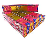Satya Incense Sticks Value Set 12 Packs of 15 g Approx. 180 Sticks Natural Rose