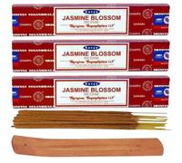 Satya, JASMIN BLOSSOM, Nag Champa, Incense Sticks, 3 Packs, Agarbatti