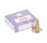 Satya Lavender Incense Cones (Pack of 12) in Brown Satya Brown