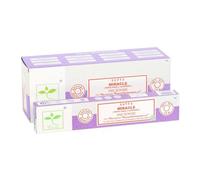 Satya Miracle Earth Incense Sticks - White Sage & Lavender Fragrance, Brown, One Size, Pack of 6